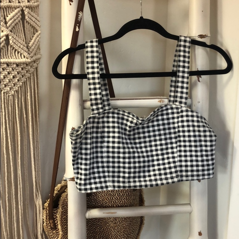 checkerboard crop top!